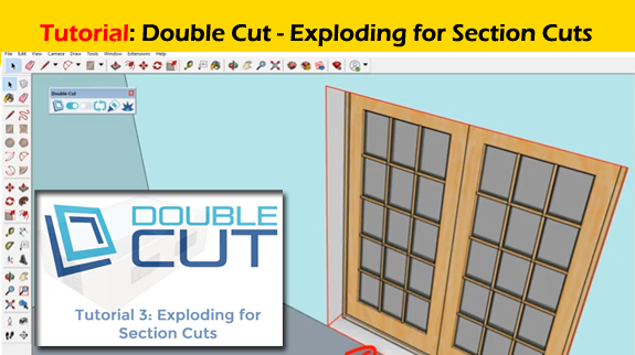 double cut for sketchup
